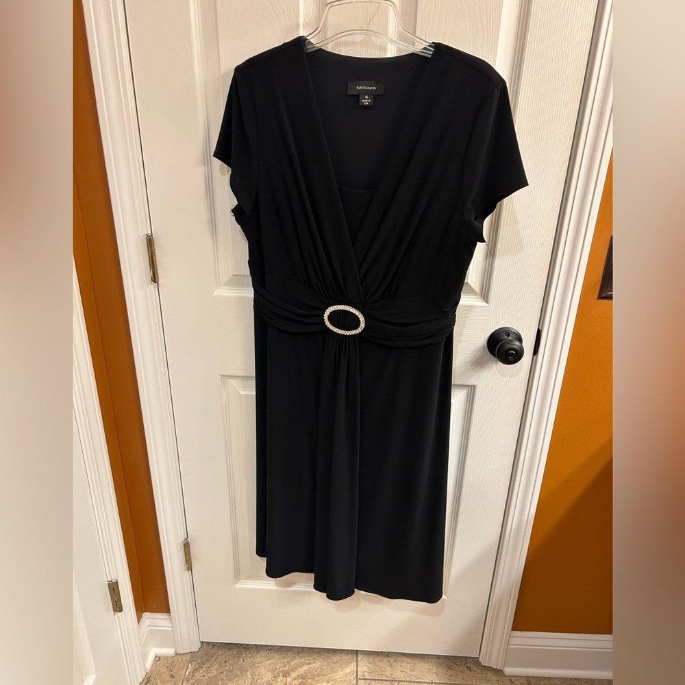 R&M Richards Black Dress Size 16